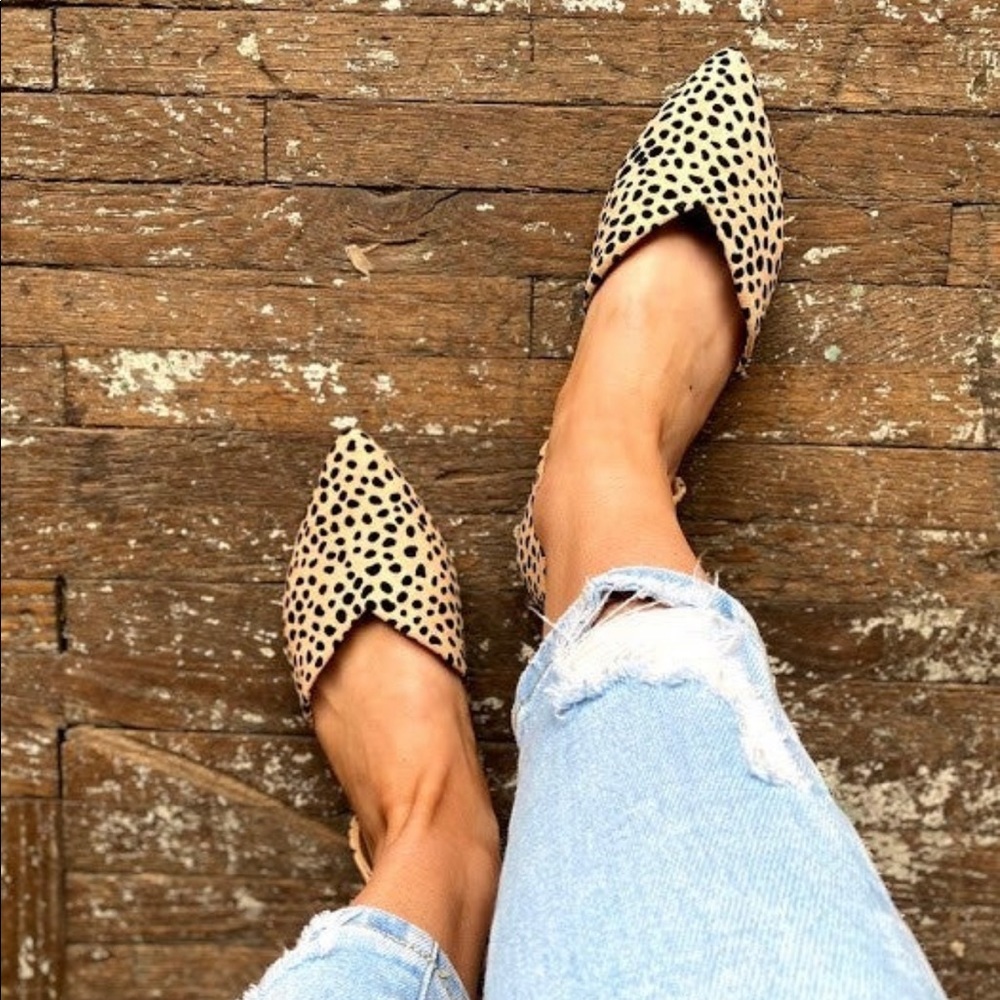 Qupid sweet surrender leopard flats sz 7.5
